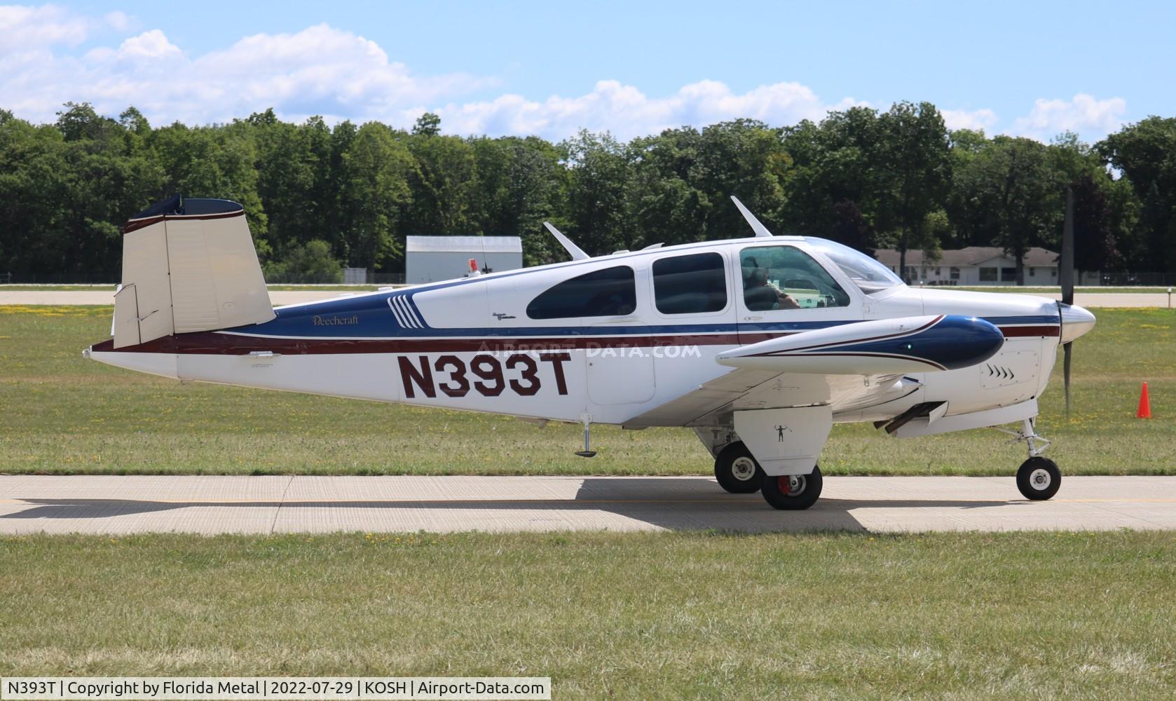 N393T, 1963 Beech P35 Bonanza C/N D-7166, OSH 2022