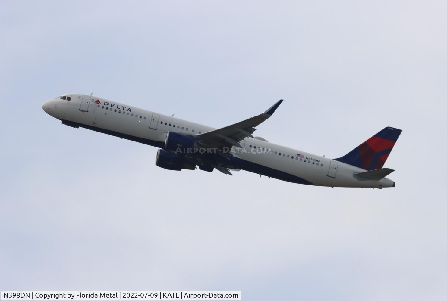 N398DN, 2020 Airbus A321-211 C/N 9360, ATL 2022