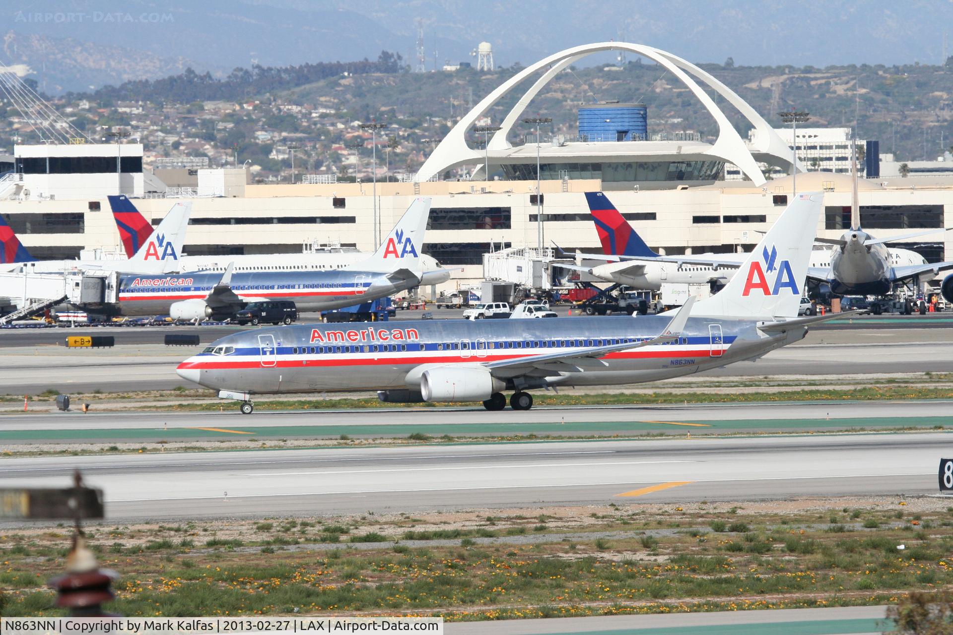N863NN, 2010 Boeing 737-823 C/N 30903, American B738, N863NN at LAX