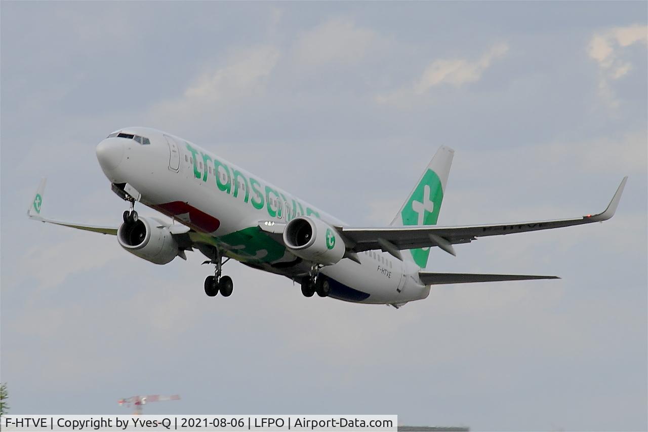 F-HTVE, 2017 Boeing 737-8KT C/N 62155, Boeing 737-8KT, Taking off rwy 24,Paris Orly airport (LFPO-ORY)