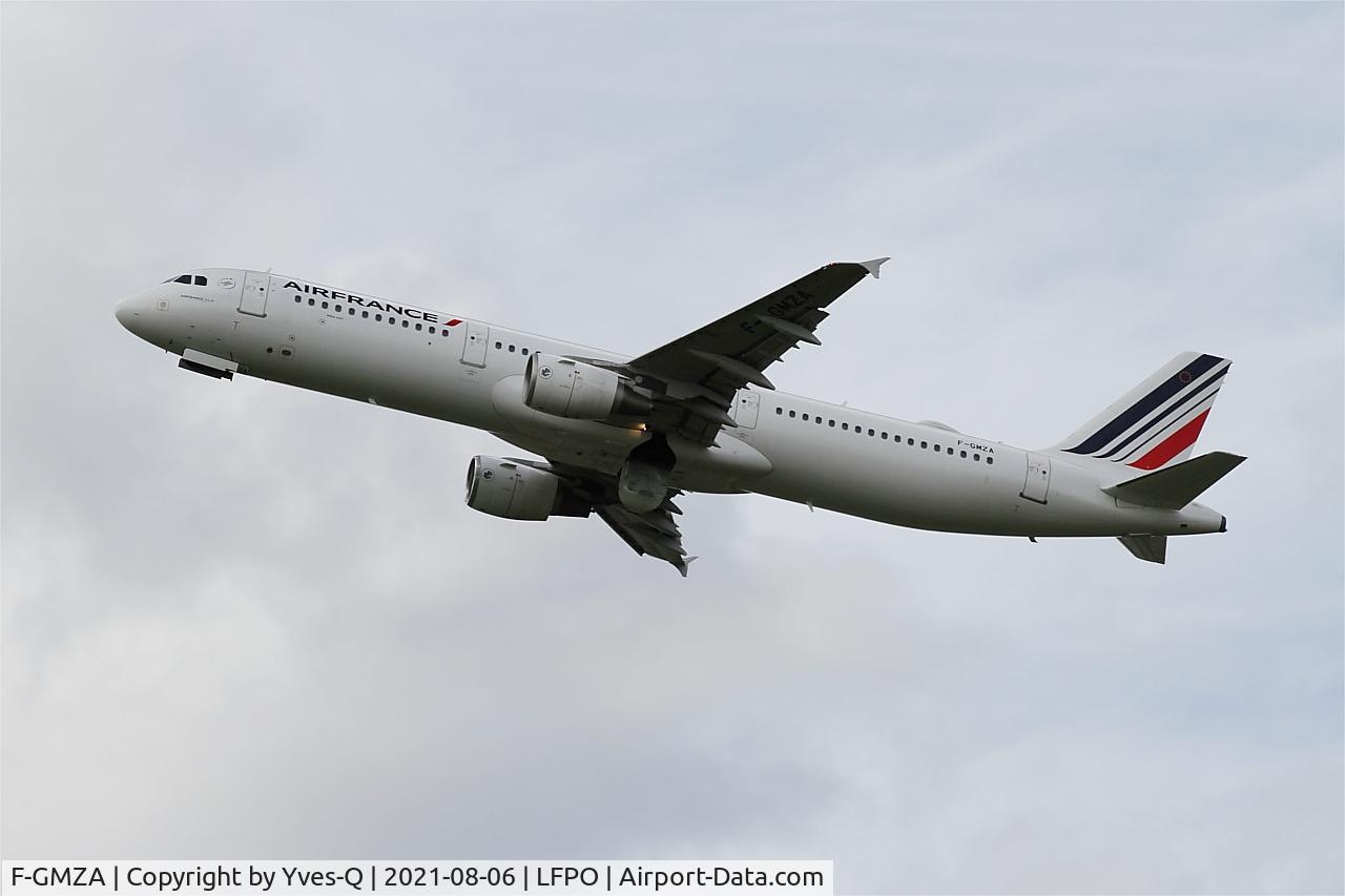 F-GMZA, 1994 Airbus A321-111 C/N 498, Airbus A321-111, Climbing from rwy 24,Paris Orly airport (LFPO-ORY)