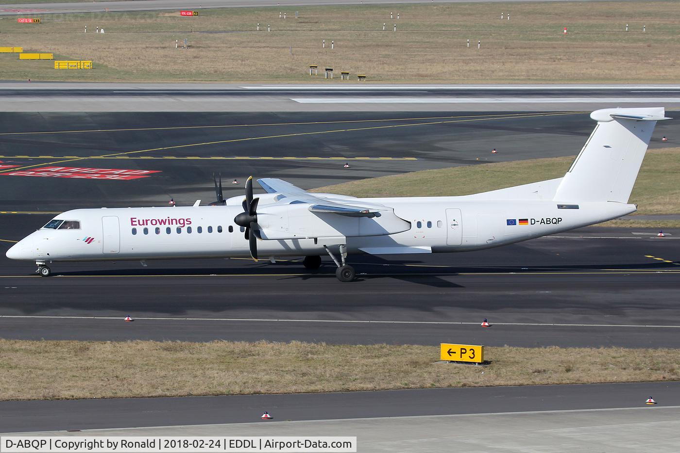 D-ABQP, 2006 De Havilland Canada DHC-8-402Q Dash 8 C/N 4137, at dus