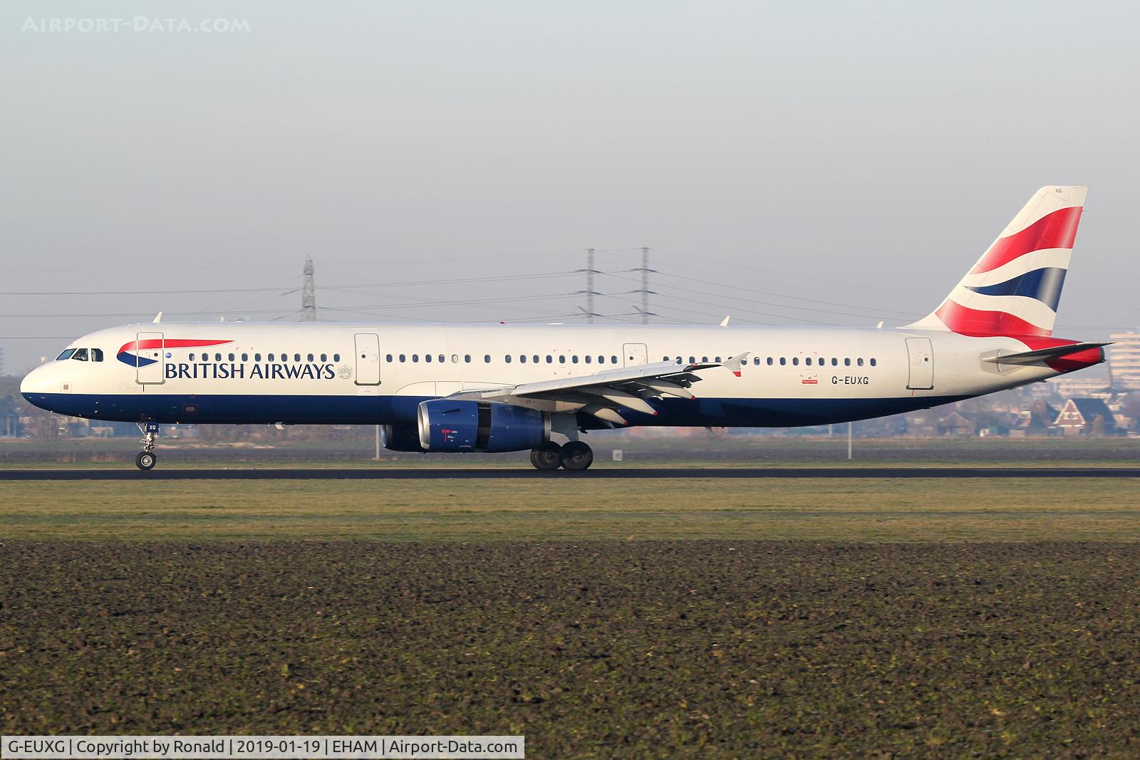 G-EUXG, 2004 Airbus A321-231 C/N 2351, at spl