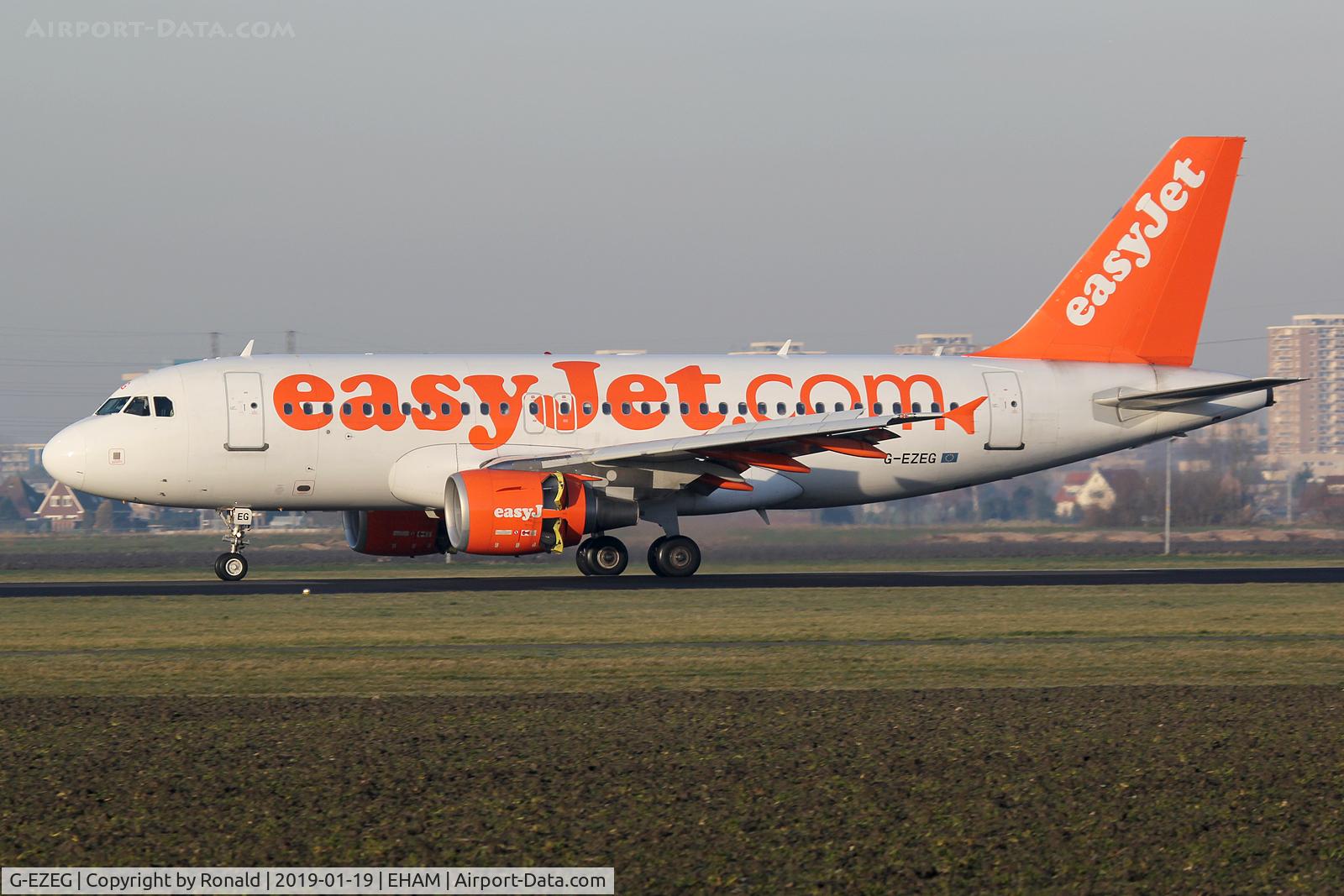 G-EZEG, 2004 Airbus A319-111 C/N 2181, at spl