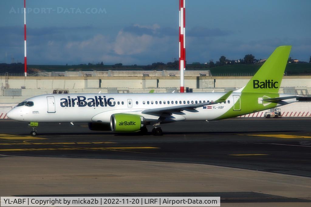 YL-ABF, 2021 Airbus A220-300 C/N 55133, Taxiing