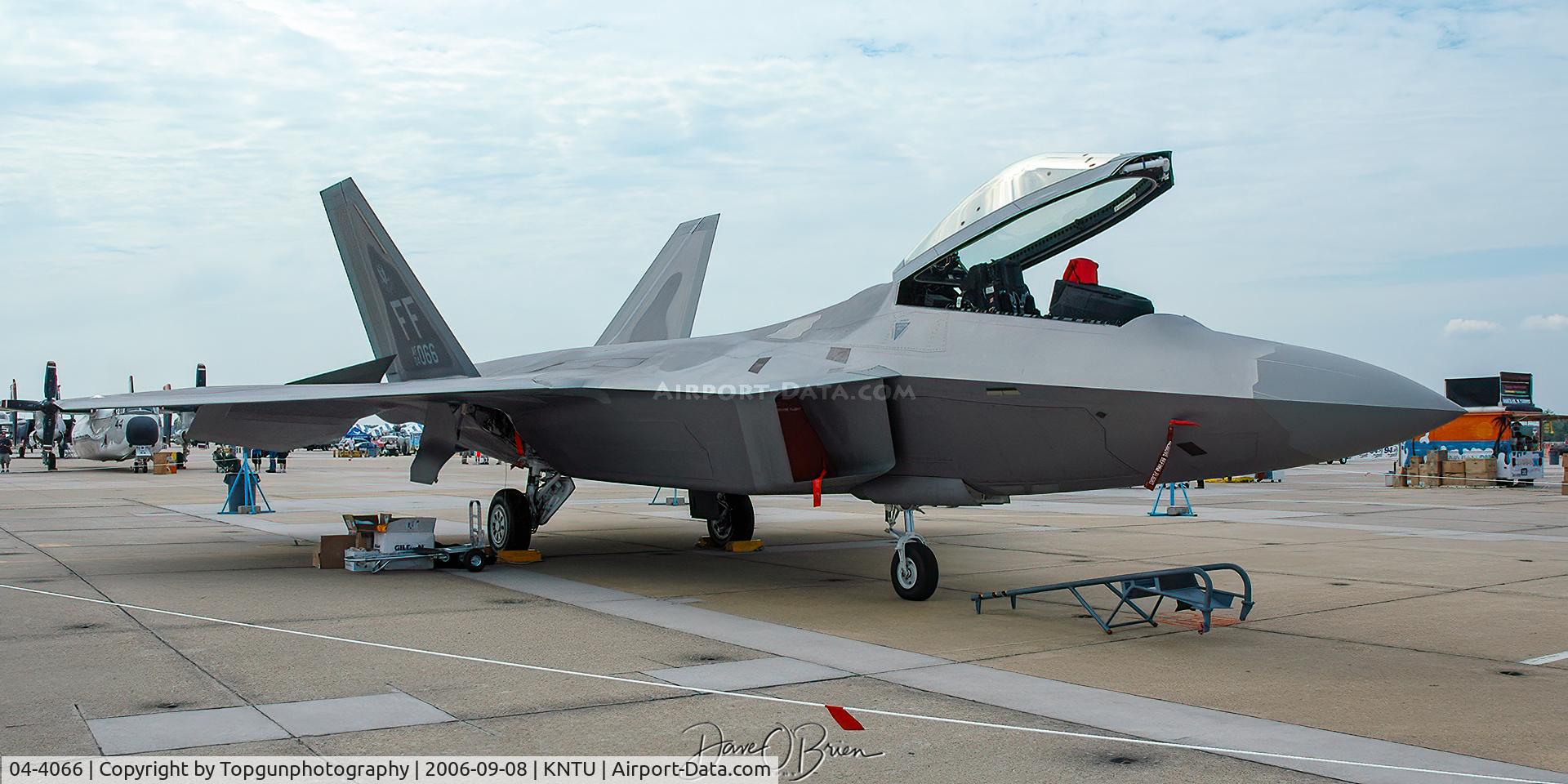 04-4066, 2004 Lockheed Martin F-22A Raptor C/N 4066, Static Raptor from Langley AFB.