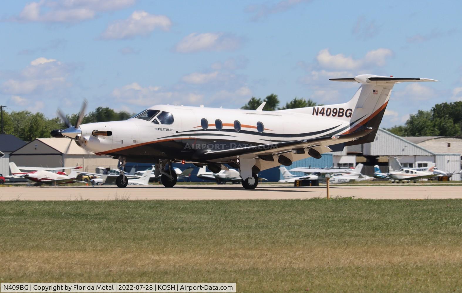 N409BG, 2011 Pilatus PC-12/47E C/N 1274, OSH 2022