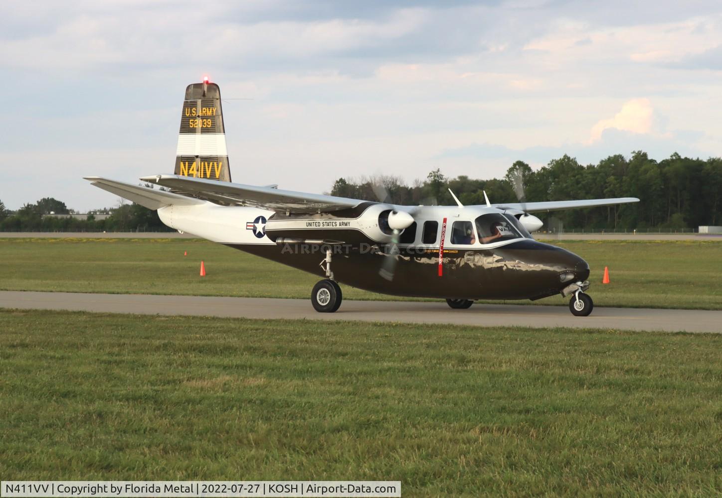 N411VV, 1952 Aero Commander 520 C/N 520-39, OSH 2022