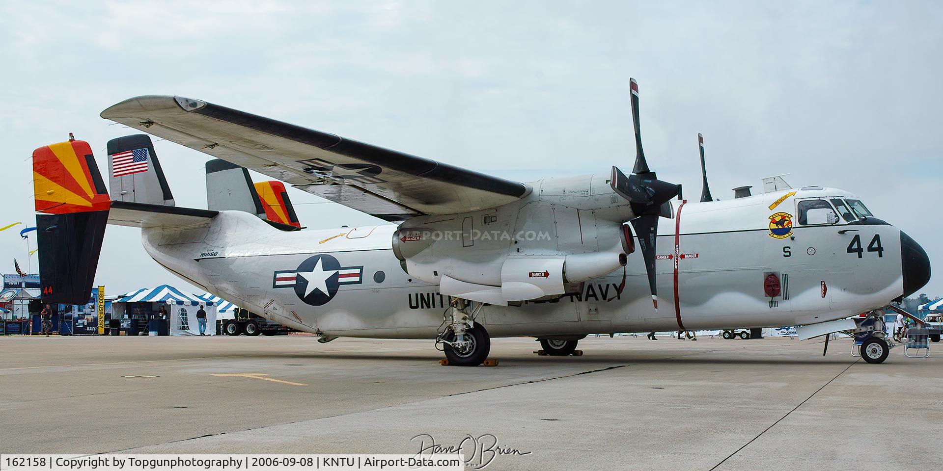 162158, Grumman C-2A Greyhound C/N 38, Static out of NAS Norfolk