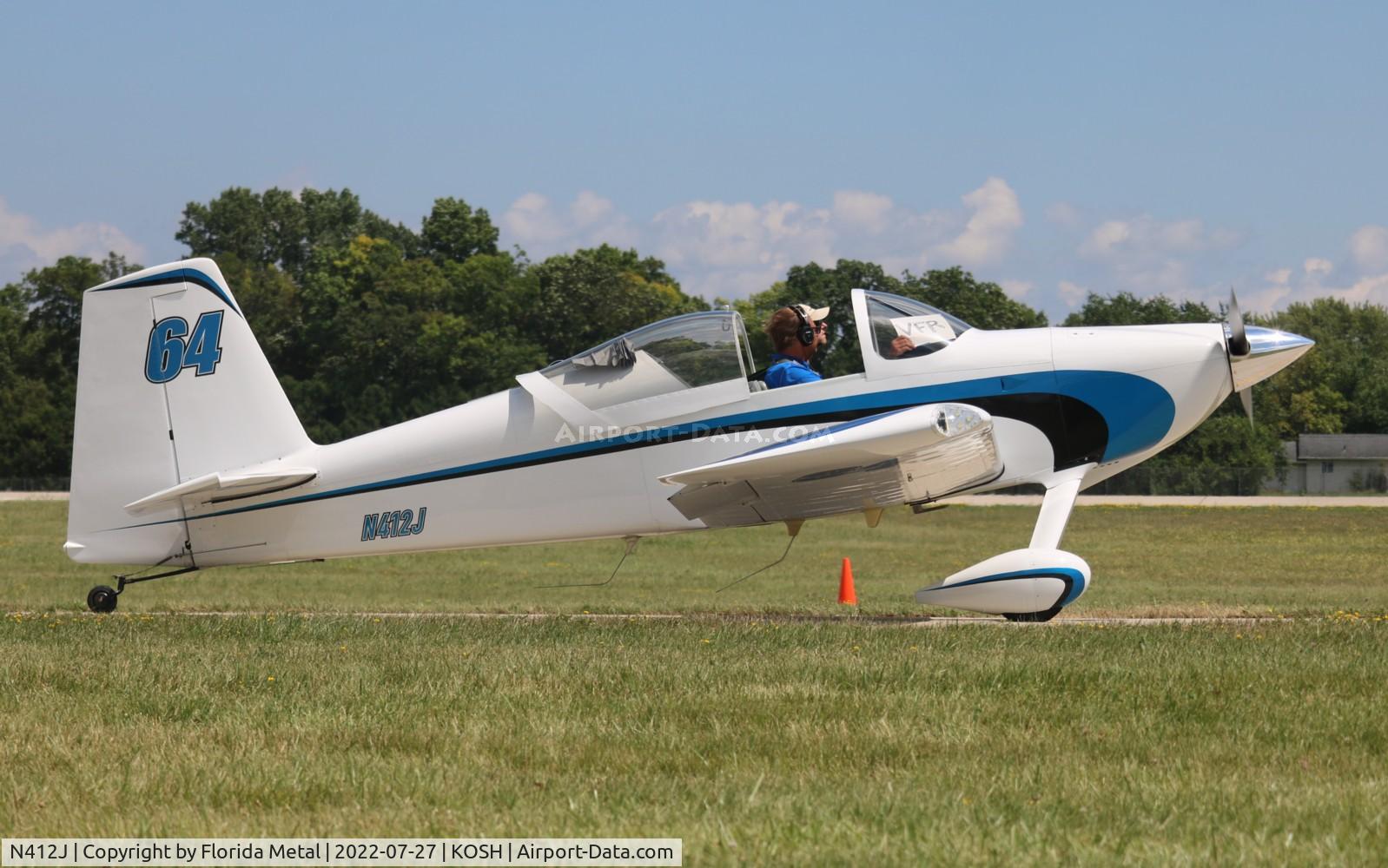 N412J, 2022 Van's RV-7 C/N 72492, OSH 2022