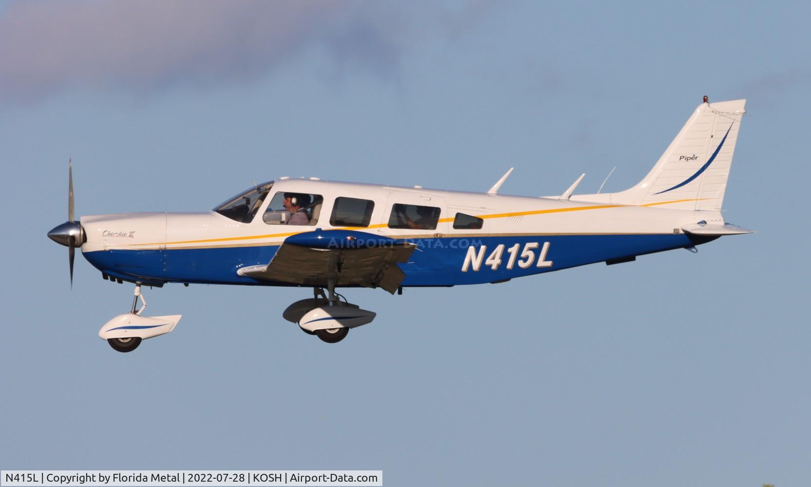 N415L, 1977 Piper PA-32-300 Cherokee Six C/N 32-7740073, OSH 2022