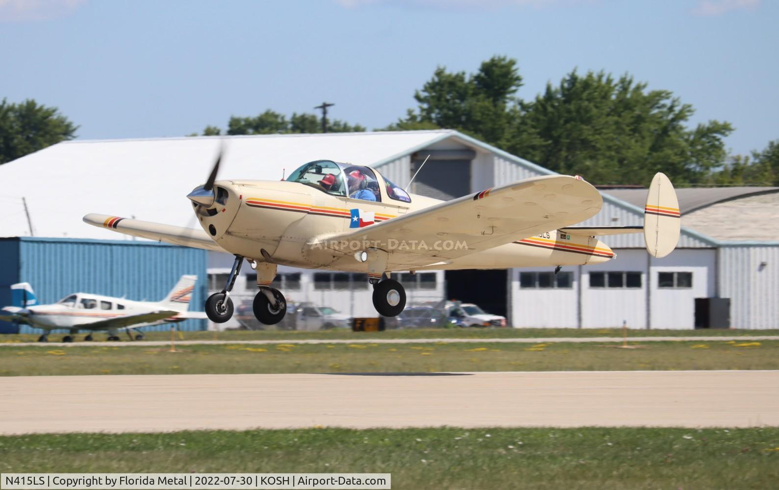 N415LS, 1948 Erco 415E Ercoupe C/N 4894, OSH 2022