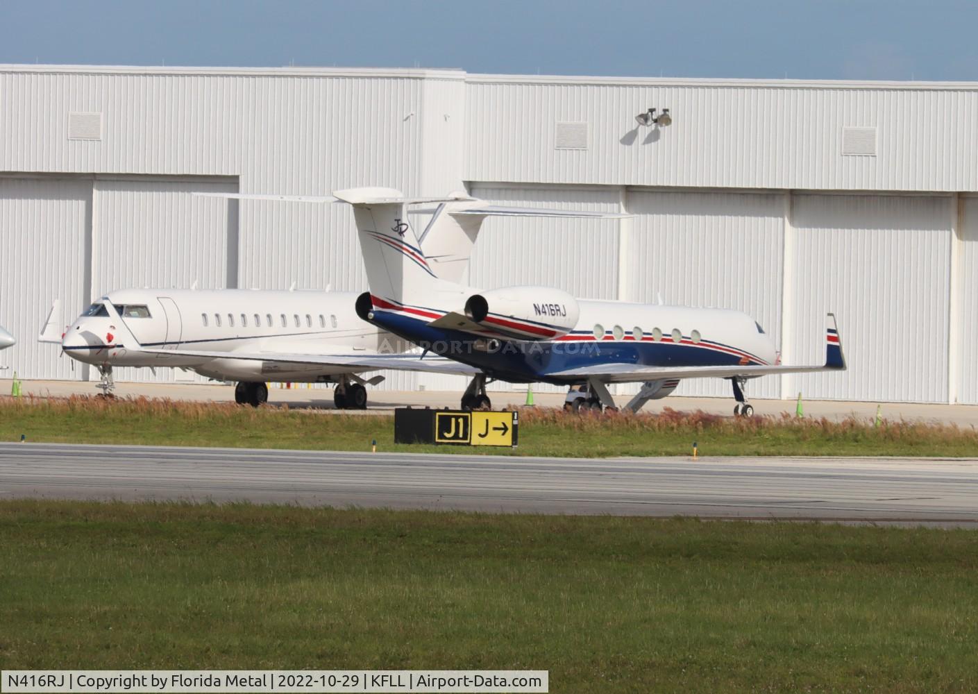 N416RJ, 1999 Gulfstream V C/N 587, FLL 2022
