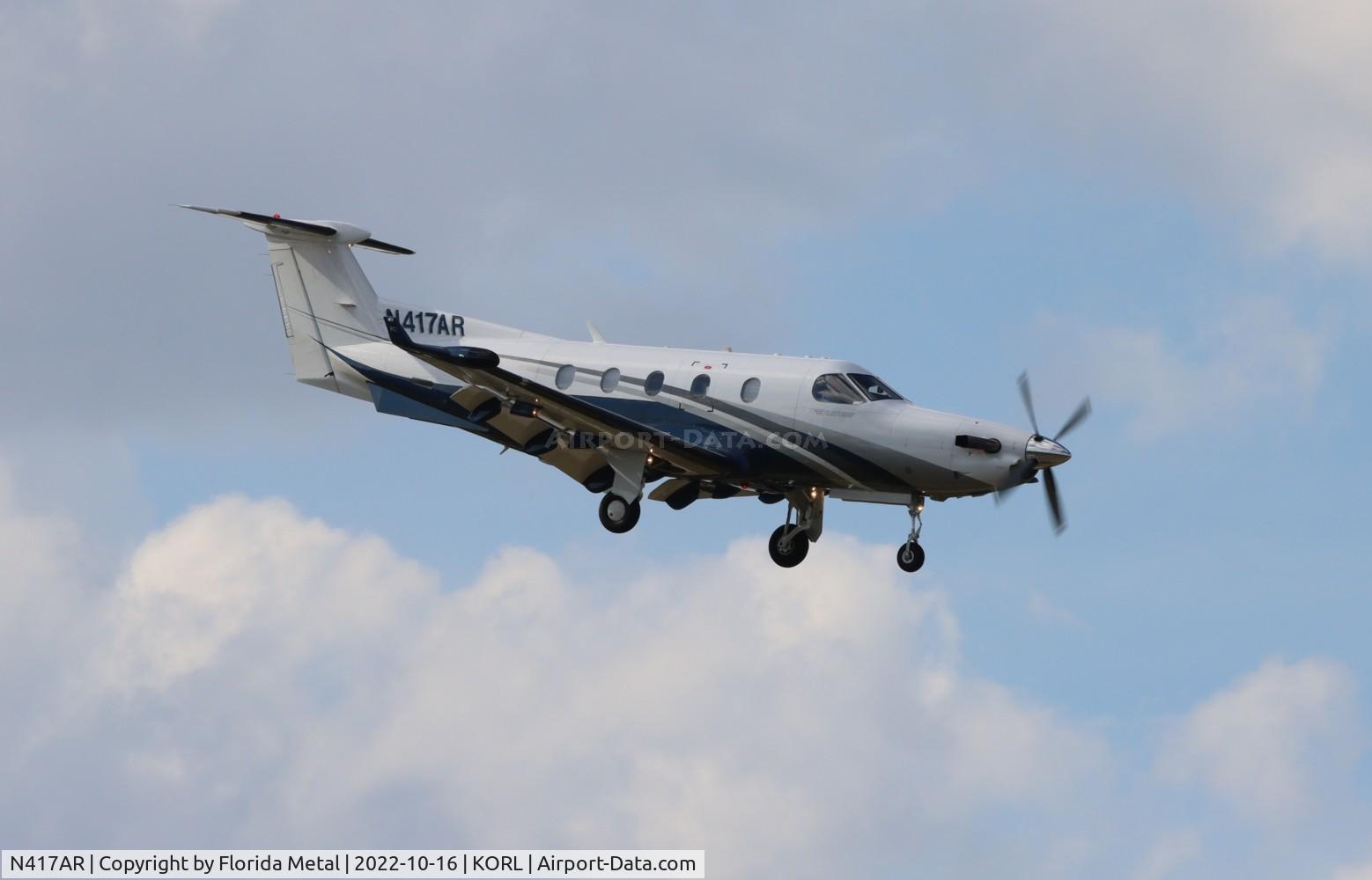 N417AR, 2005 Pilatus PC-12/45 C/N 611, ORL 2022