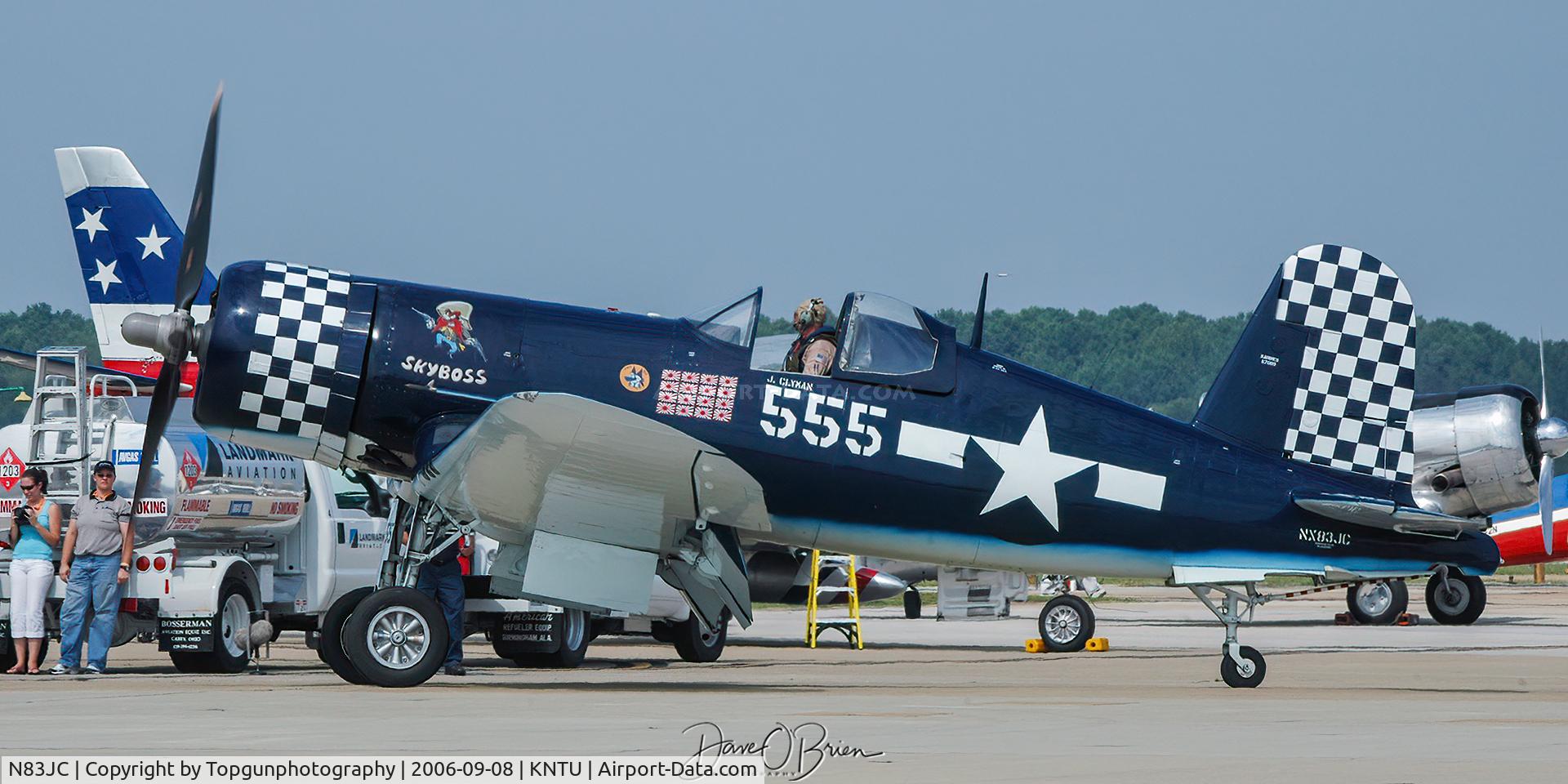N83JC, 1943 Goodyear FG-1D Corsair C/N 67089, Skyboss ready to shut it down.