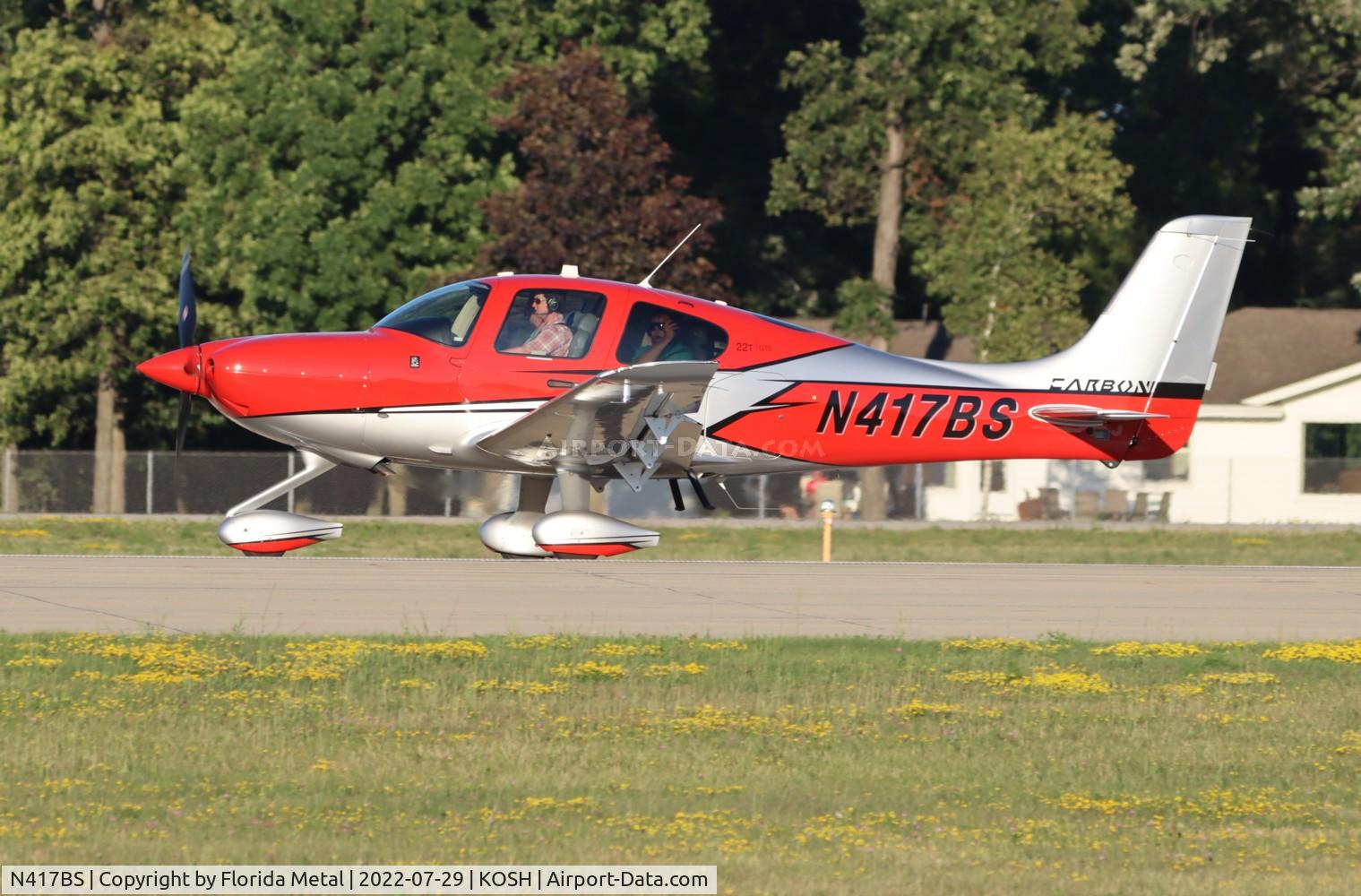 N417BS, 2018 Cirrus SR22T C/N 1739, OSH 2022