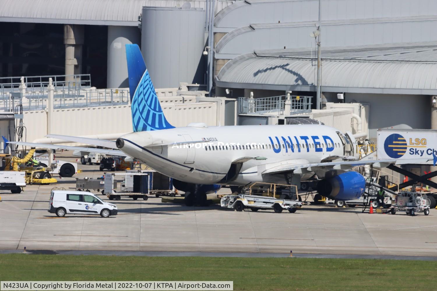 N423UA, 1995 Airbus A320-232 C/N 504, TPA 2022