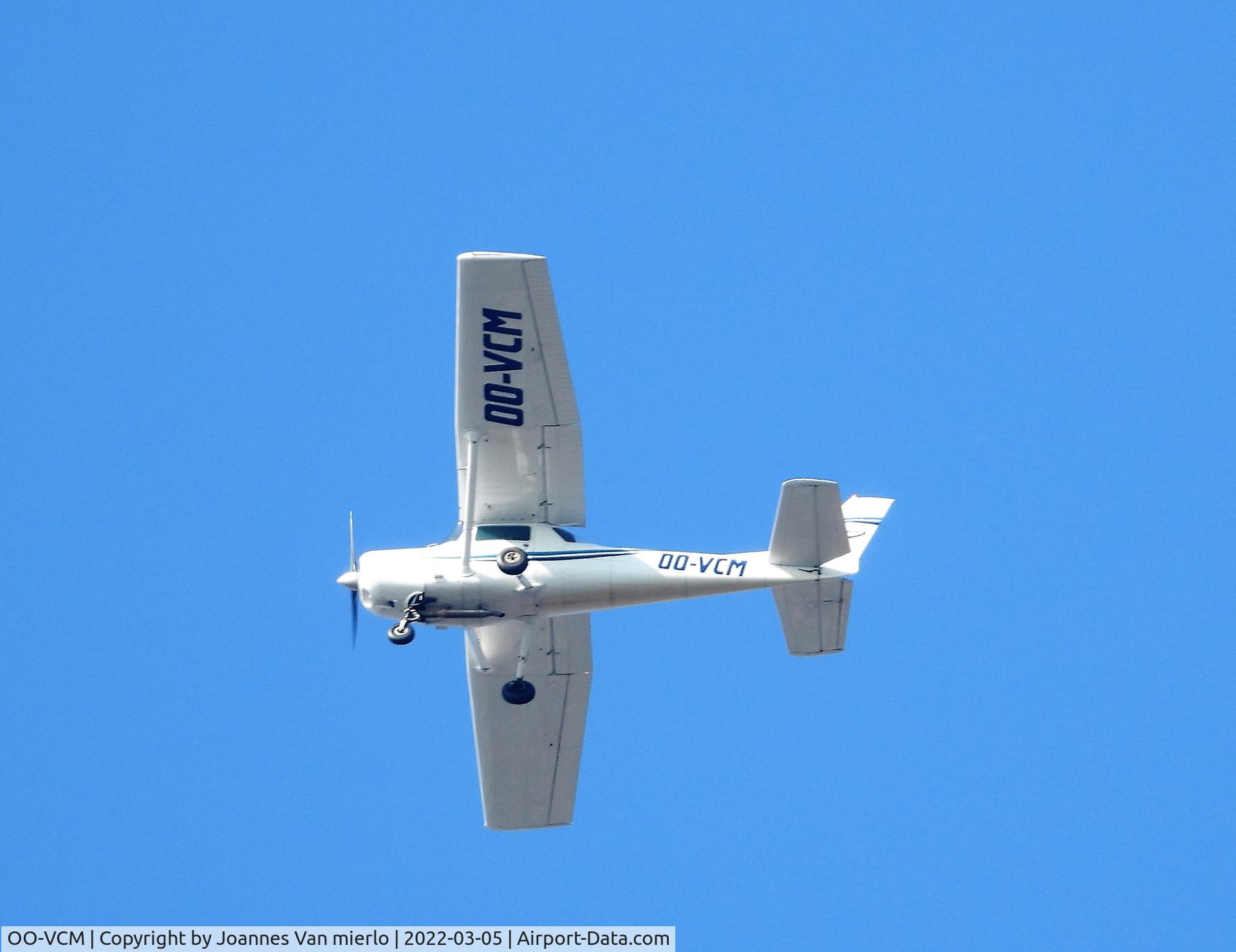 OO-VCM, Cessna 152 C/N 81215, Over Ghent