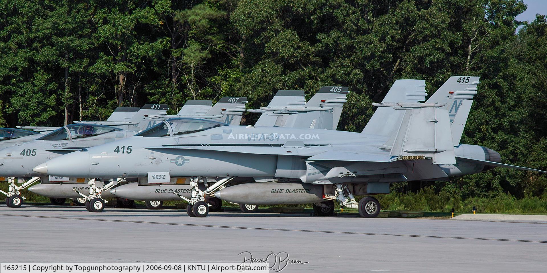 165215, McDonnell Douglas F/A-18C Hornet C/N 1392/C440, VFA-34 Blue Blasters