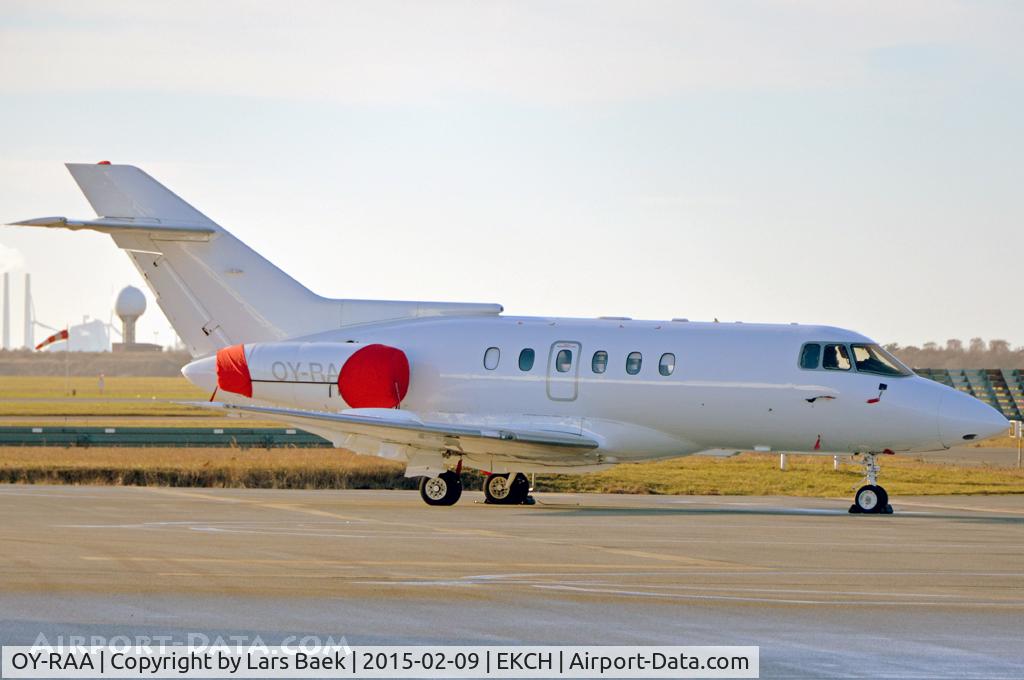 OY-RAA, 1993 British Aerospace BAe.125-800B C/N 258235, Parked