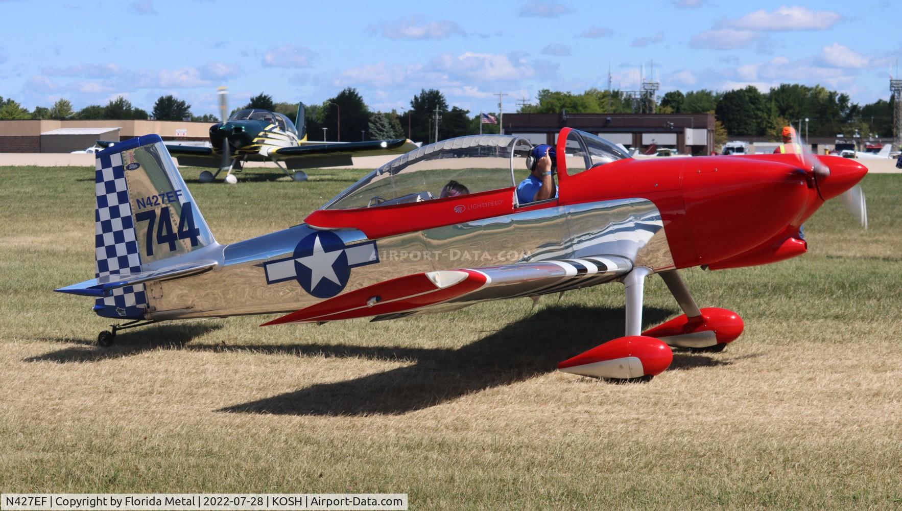 N427EF, 2002 Vans RV-8 C/N 80200, OSH 2022