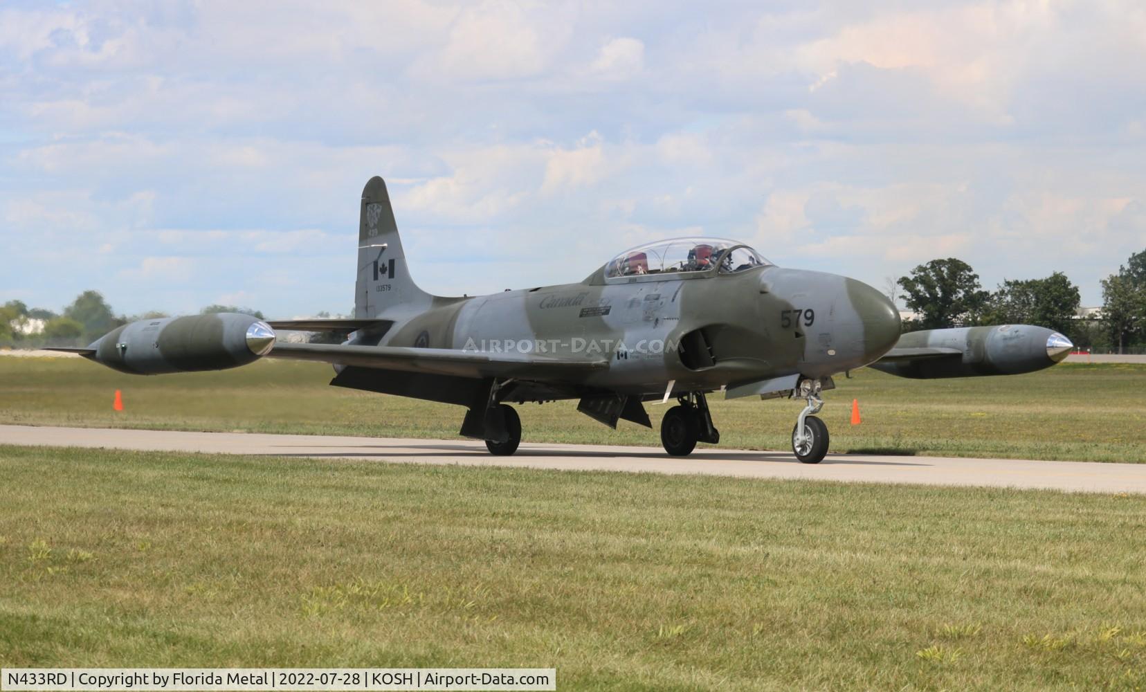 N433RD, 1952 Canadair CT-133 Silver Star C/N T33-579, OSH 2022