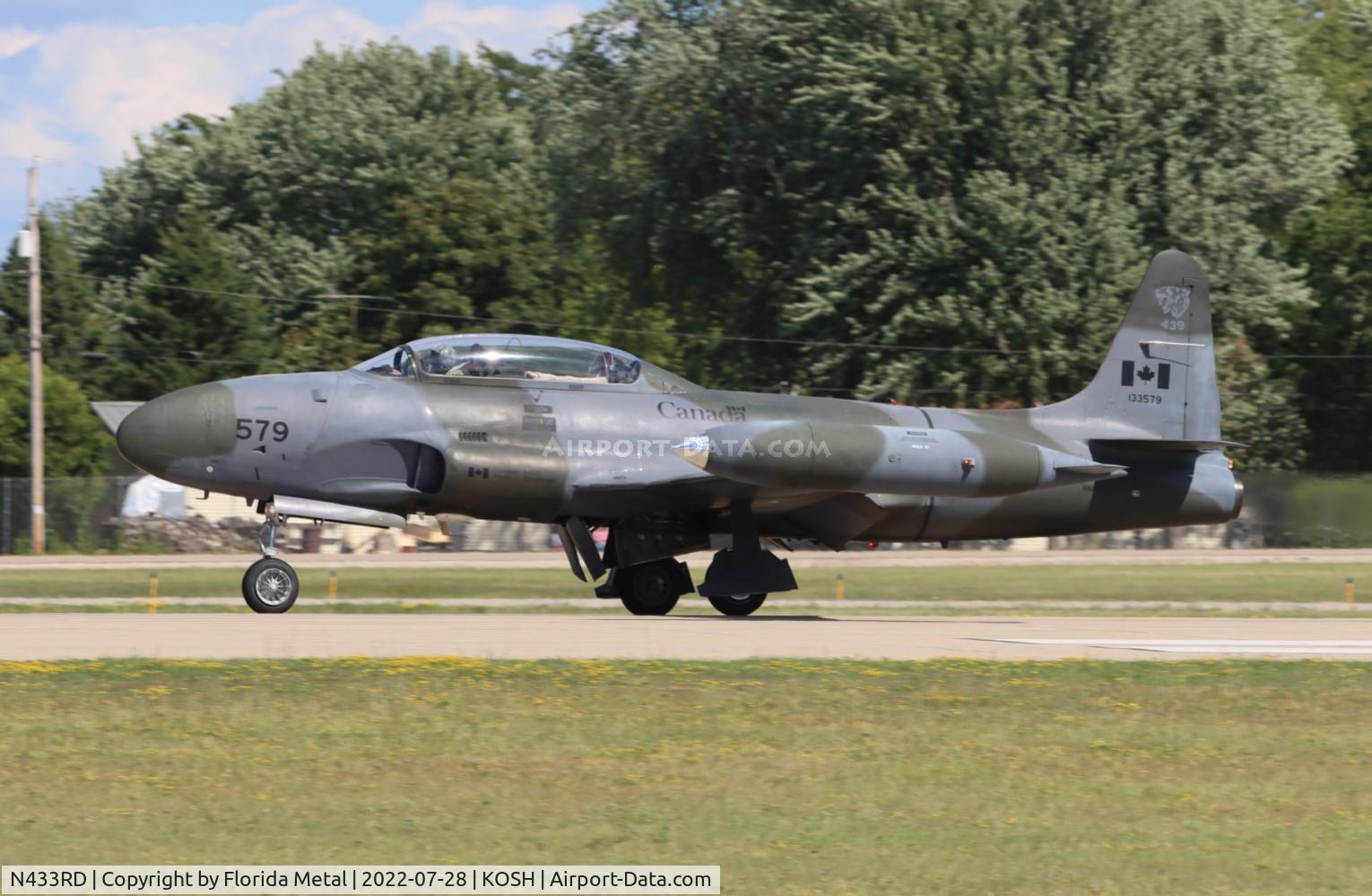 N433RD, 1952 Canadair CT-133 Silver Star C/N T33-579, OSH 2022