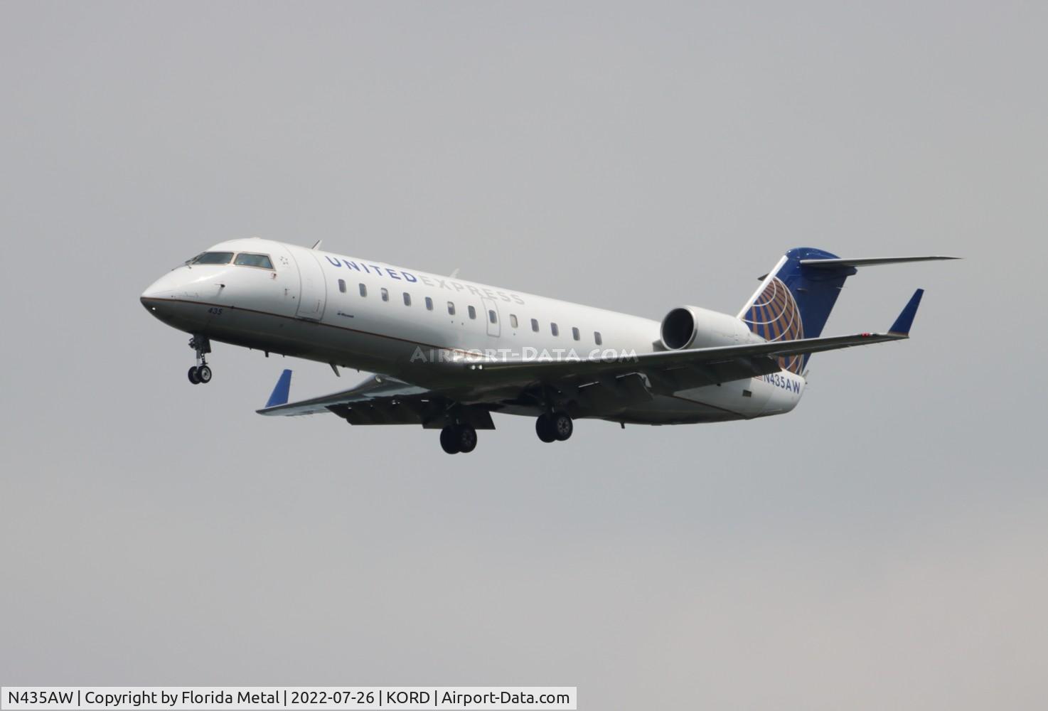 N435AW, 2002 Bombardier CRJ-200ER (CL-600-2B19) C/N 7724, ORD 2022