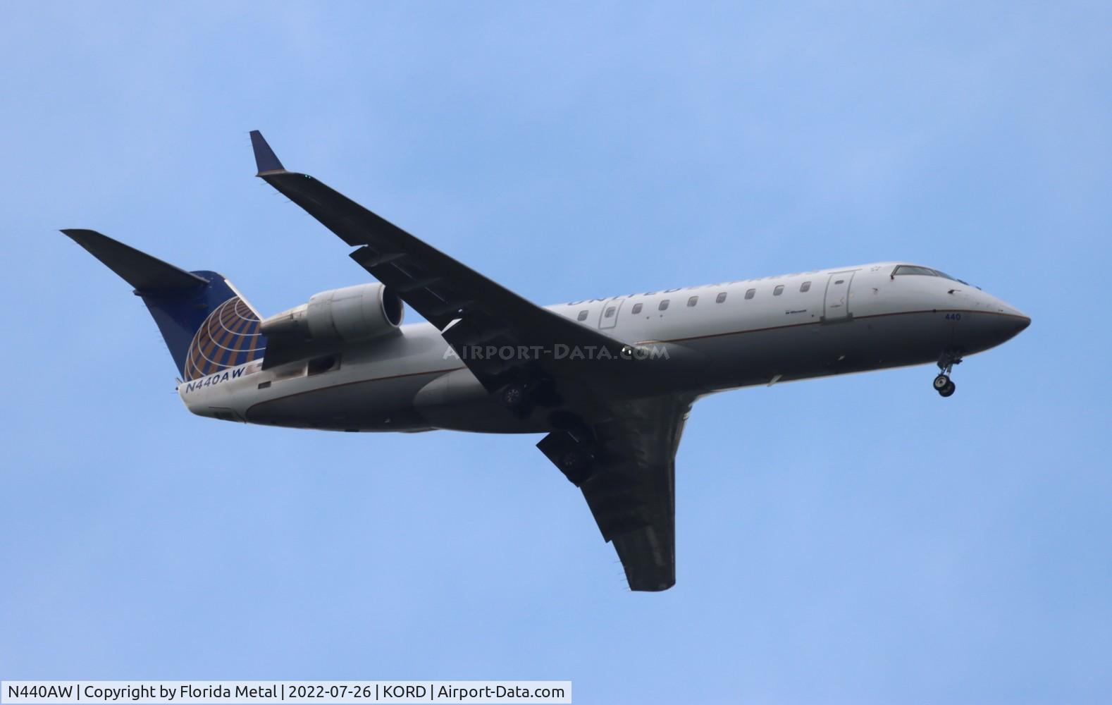 N440AW, 2003 Bombardier CRJ-200LR (CL-600-2B19) C/N 7766, ORD 2022