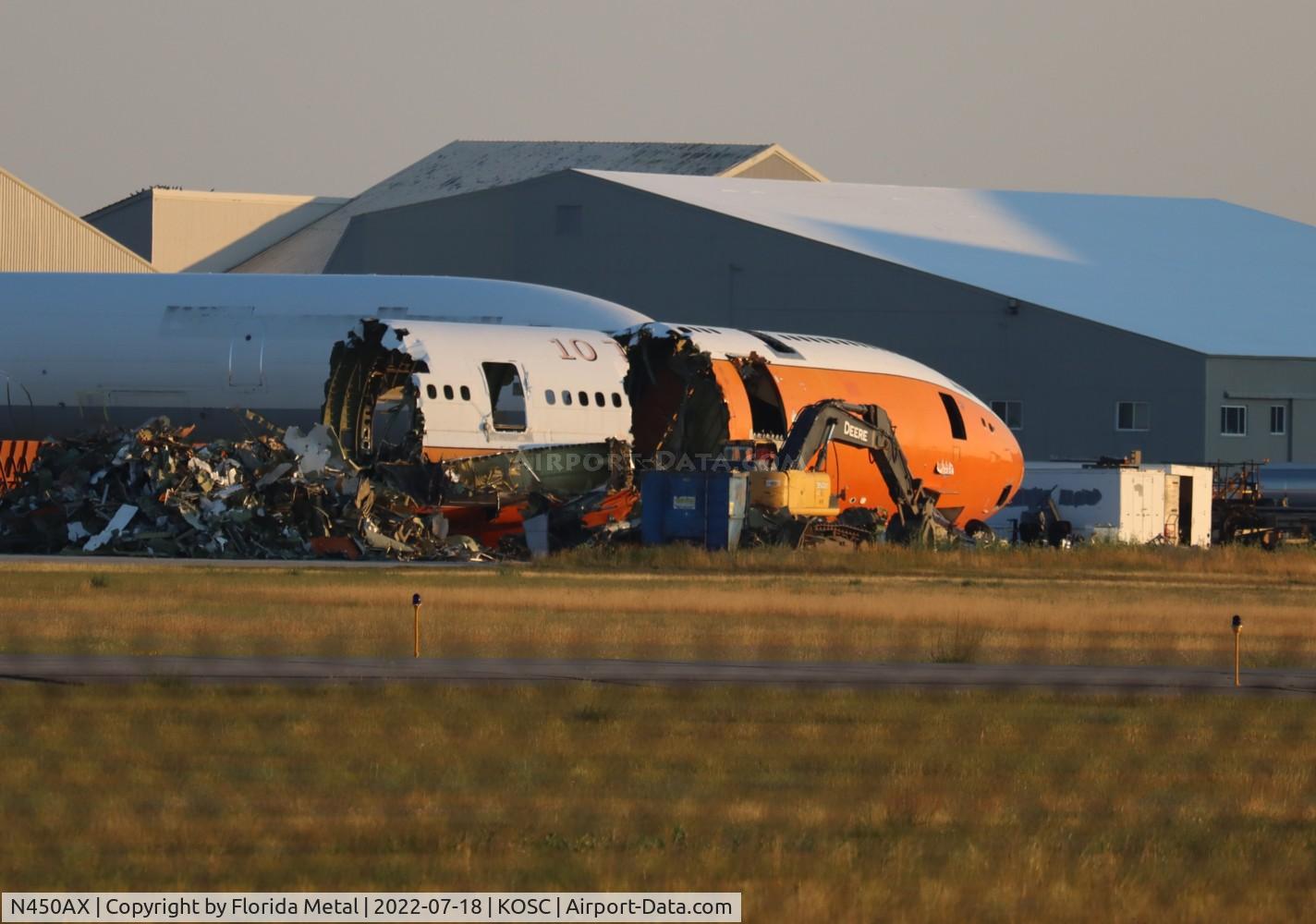 N450AX, 1974 McDonnell Douglas DC-10-10 C/N 46942, unfortunately all that is left of Tanker 910    OSC 2022