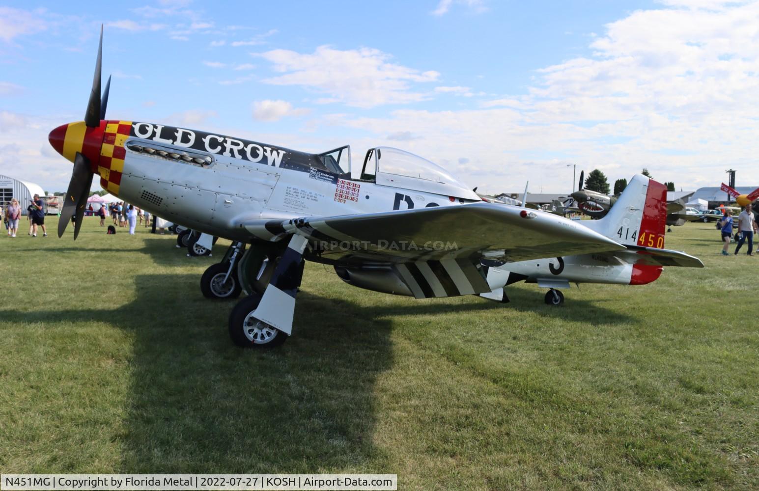 N451MG, 1944 North American P-51D Mustang C/N 44-74774, OSH 2022