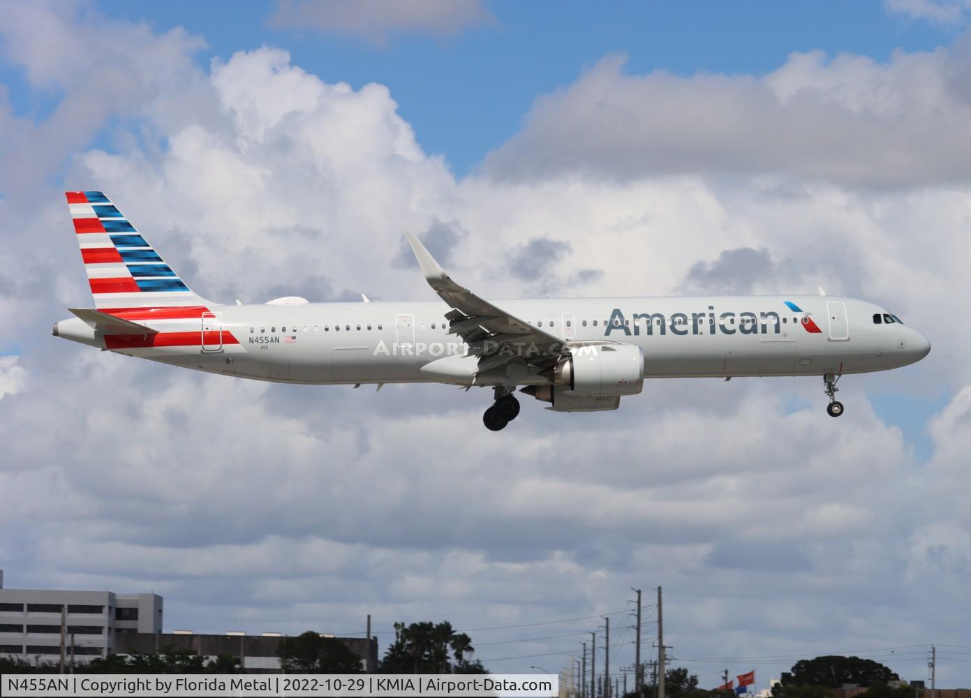 N455AN, 2022 Airbus A321-253NX C/N 10840, American