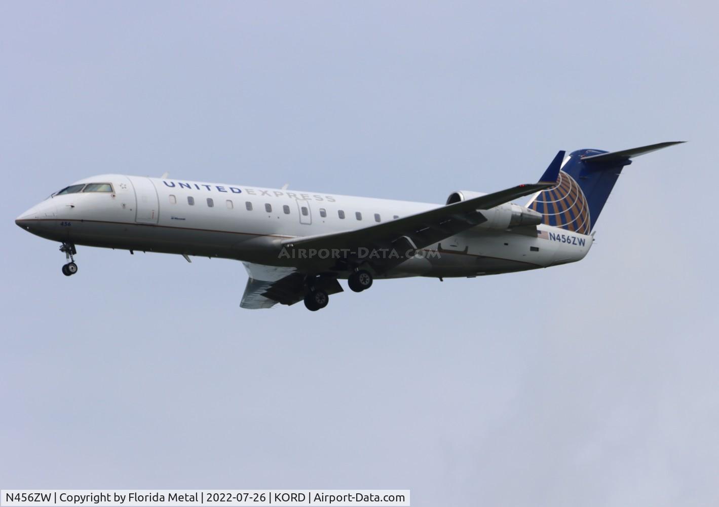 N456ZW, 2003 Bombardier CRJ-200LR (CL-600-2B19) C/N 7849, ORD 2022