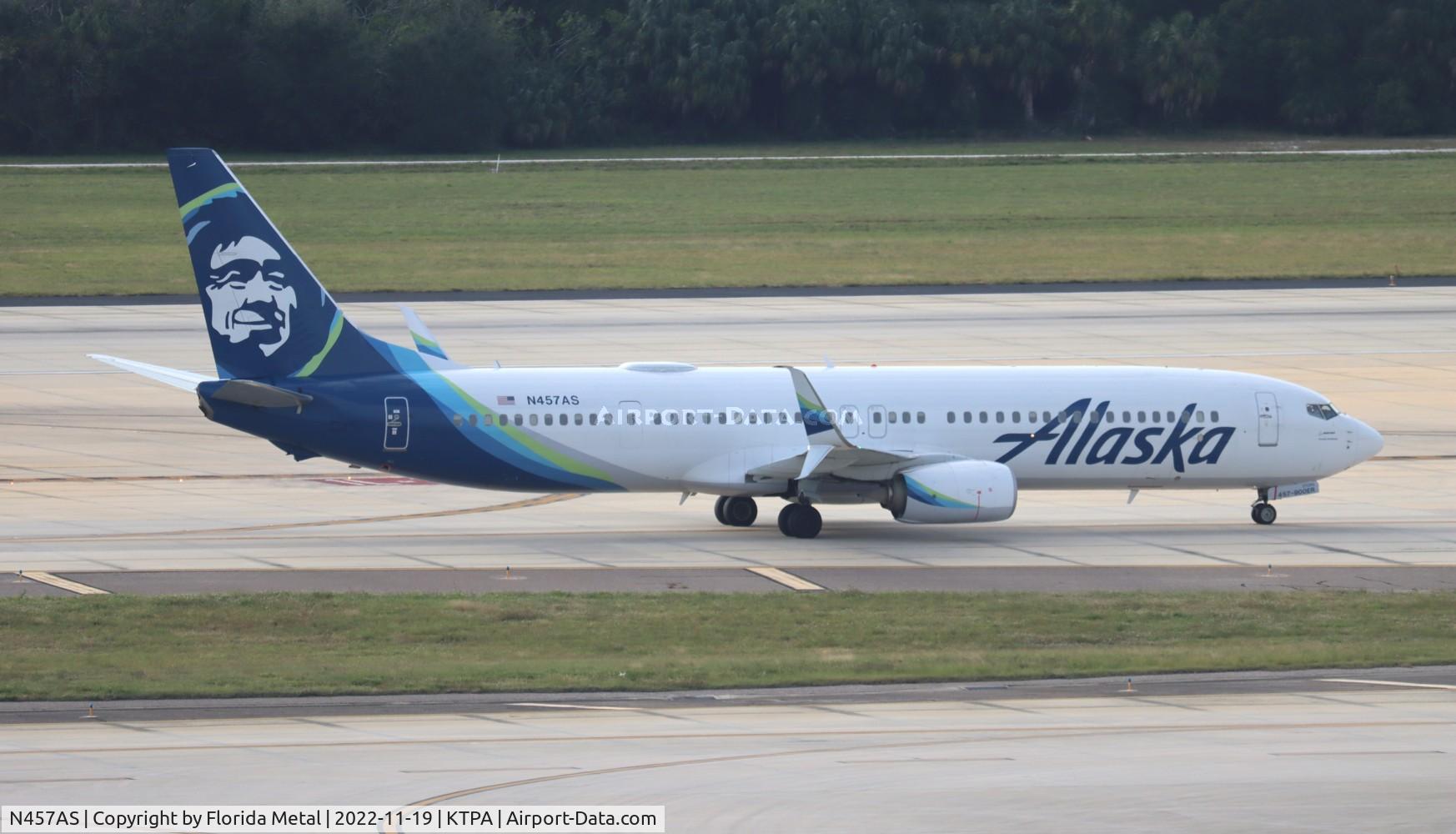 N457AS, 2014 Boeing 737-900/ER C/N 36355, TPA 2022