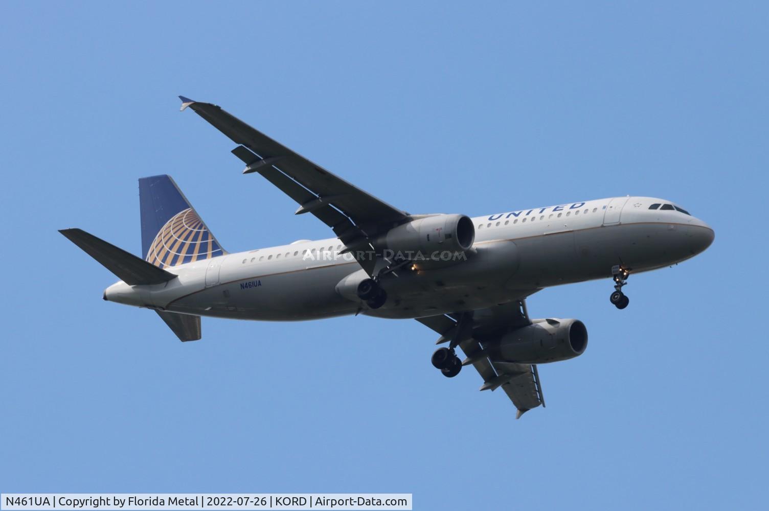 N461UA, 2000 Airbus A320-232 C/N 1266, ORD 2022