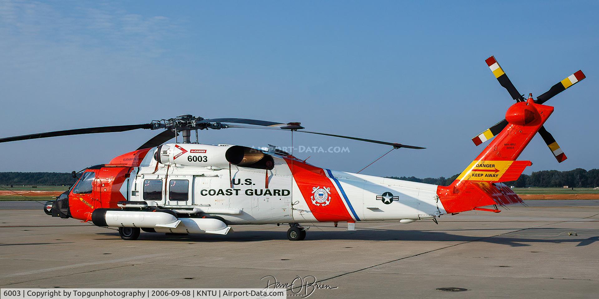 6003, Sikorsky HH-60J Jayhawk C/N 70.0651, USCG Jayhawk