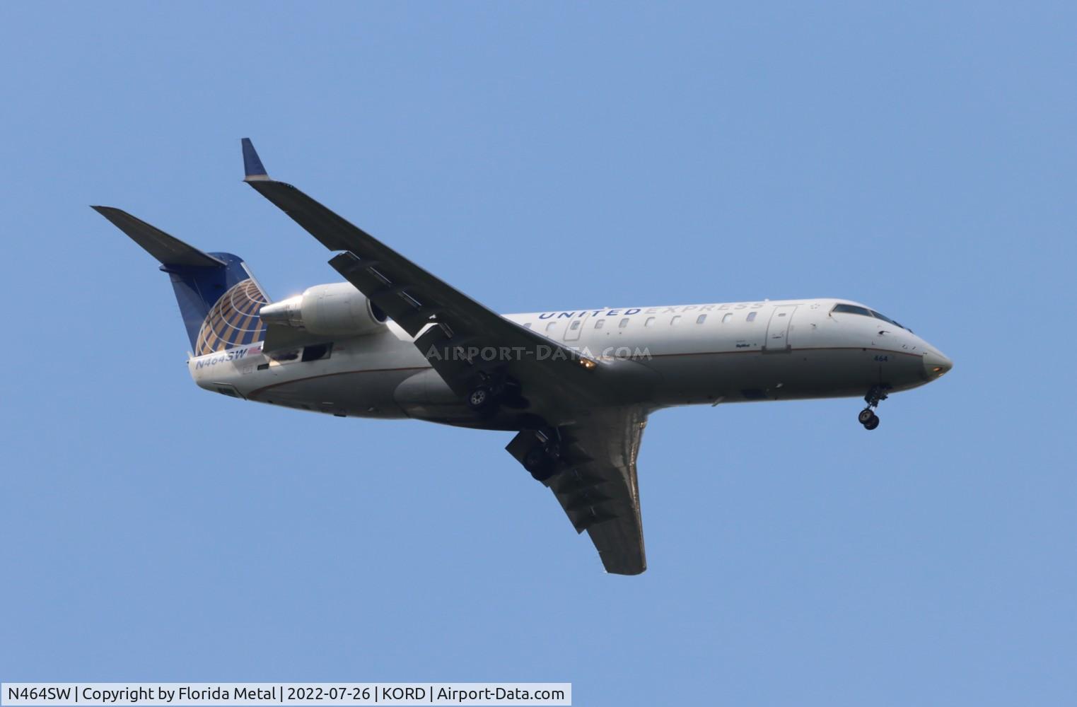 N464SW, 2003 Bombardier CRJ-200LR (CL-600-2B19) C/N 7827, ORD 2022