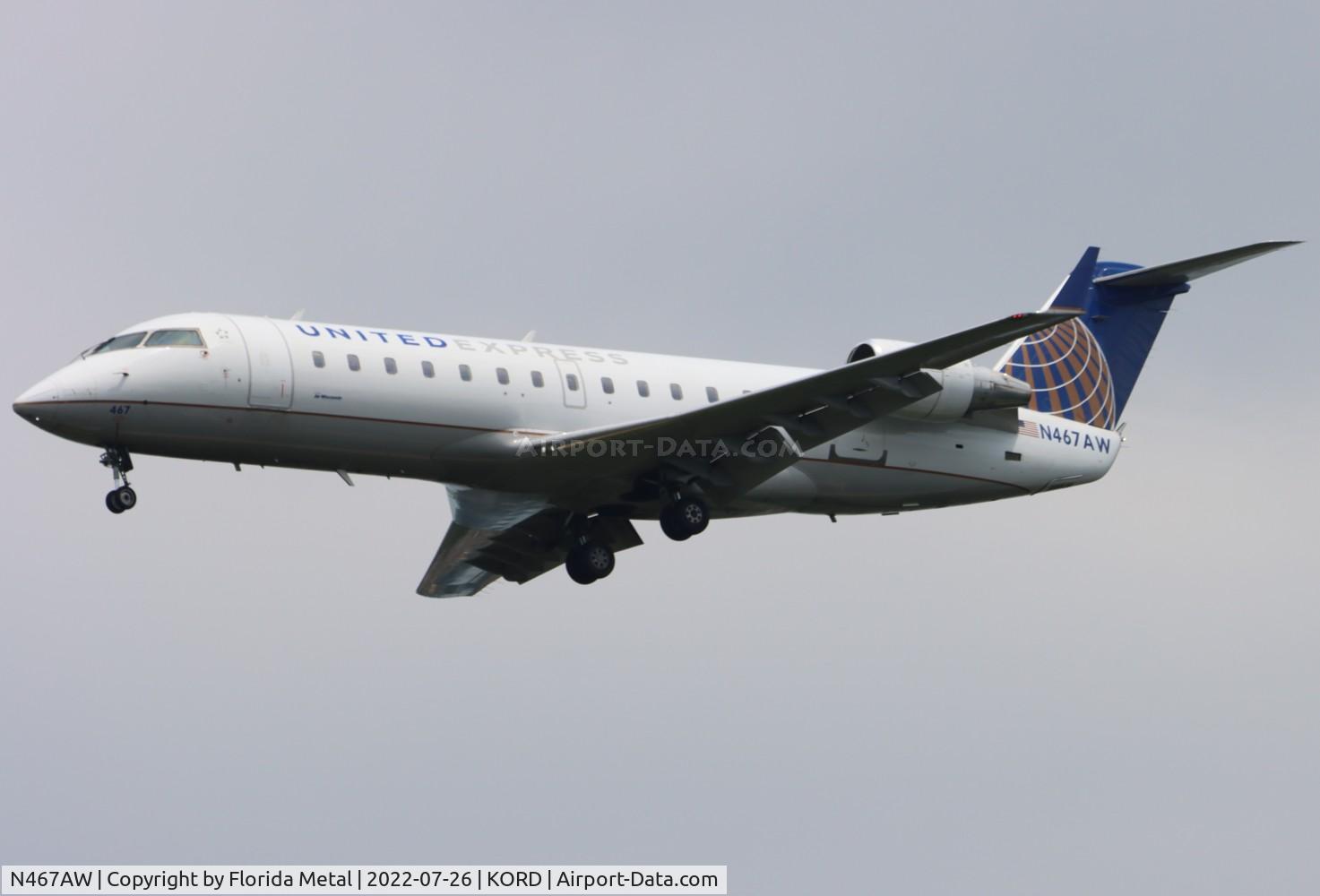 N467AW, Bombardier CRJ-200ER (CL-600-2B19) C/N 7900, ORD 2022