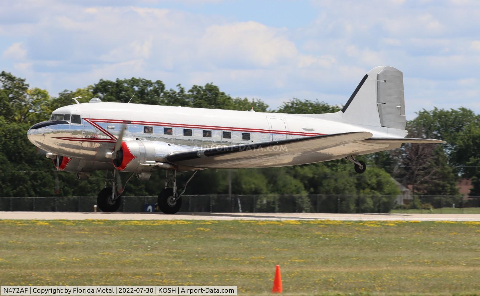 N472AF, 1944 Douglas DC3C-S1C3G (C-47A) C/N 13485, OSH 2022