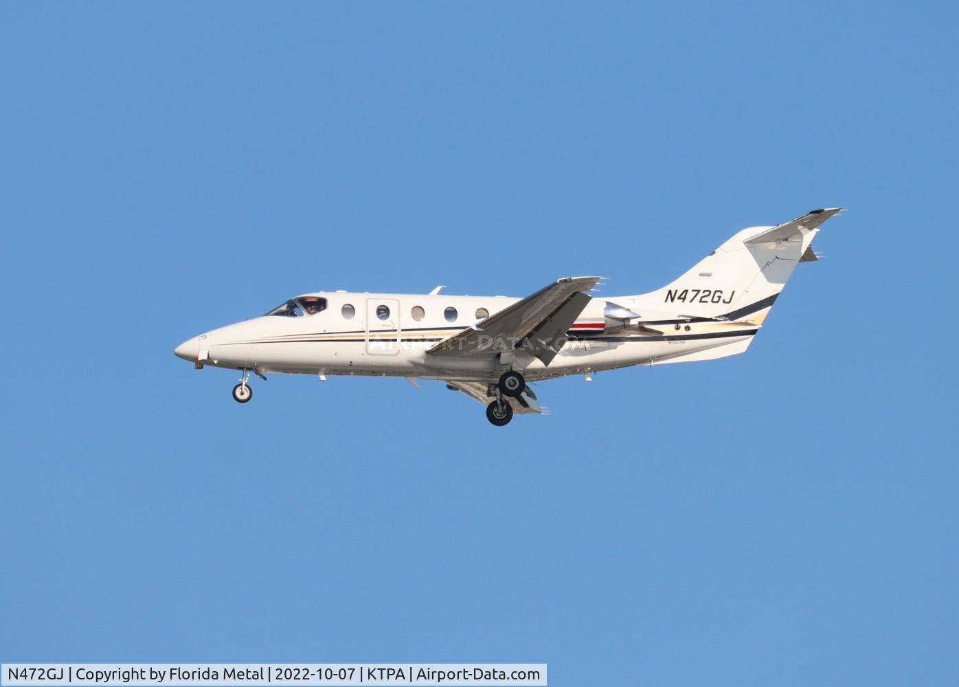 N472GJ, Raytheon Aircraft Company 400A C/N RK-481, TPA 2022
