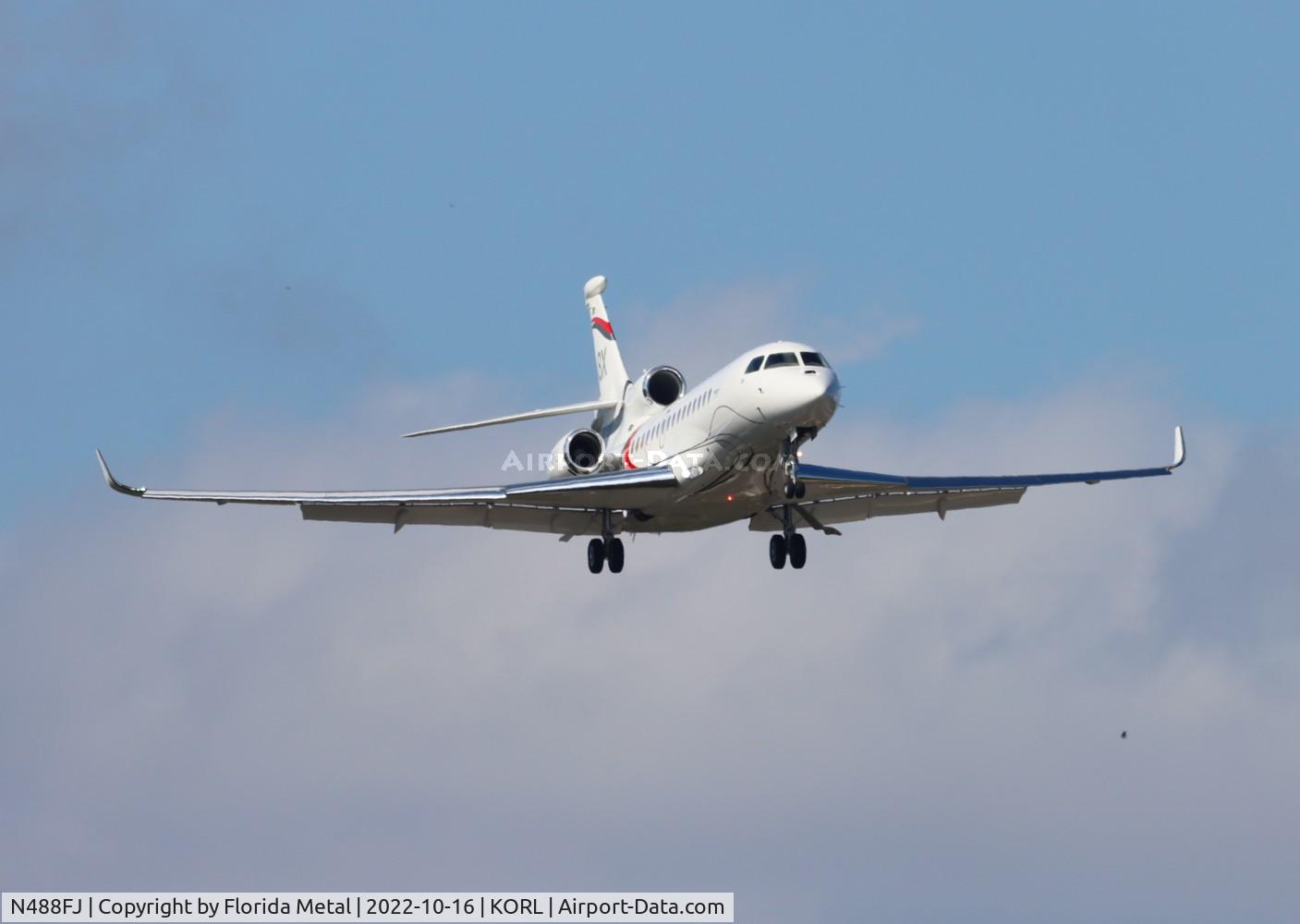 N488FJ, 2021 Dassault Falcon 8X C/N 488, NBAA 2022