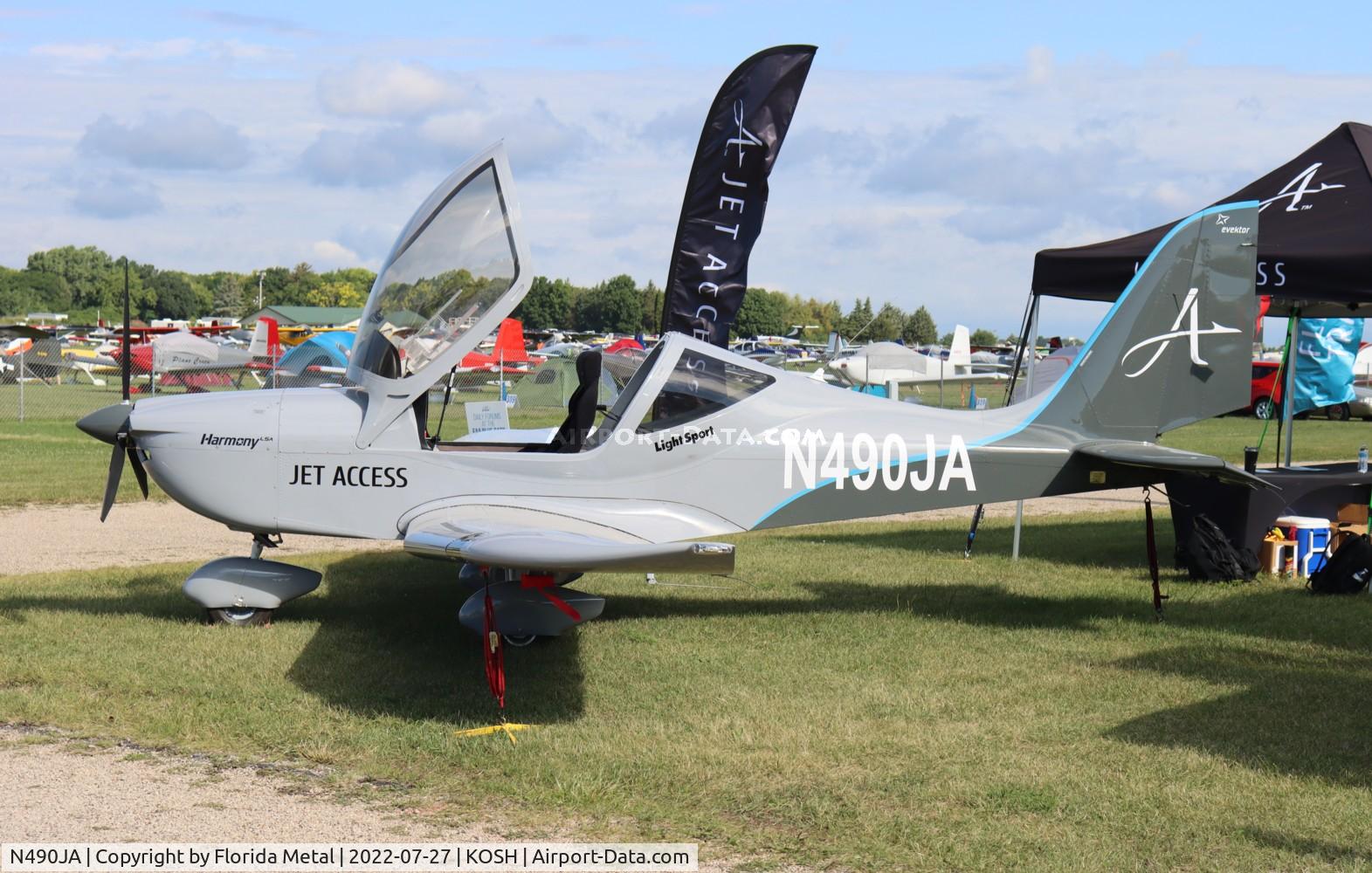 N490JA, 2022 EVEKTOR-AEROTECHNIK A S HARMONY LSA C/N 2022 2155, OSH 2022