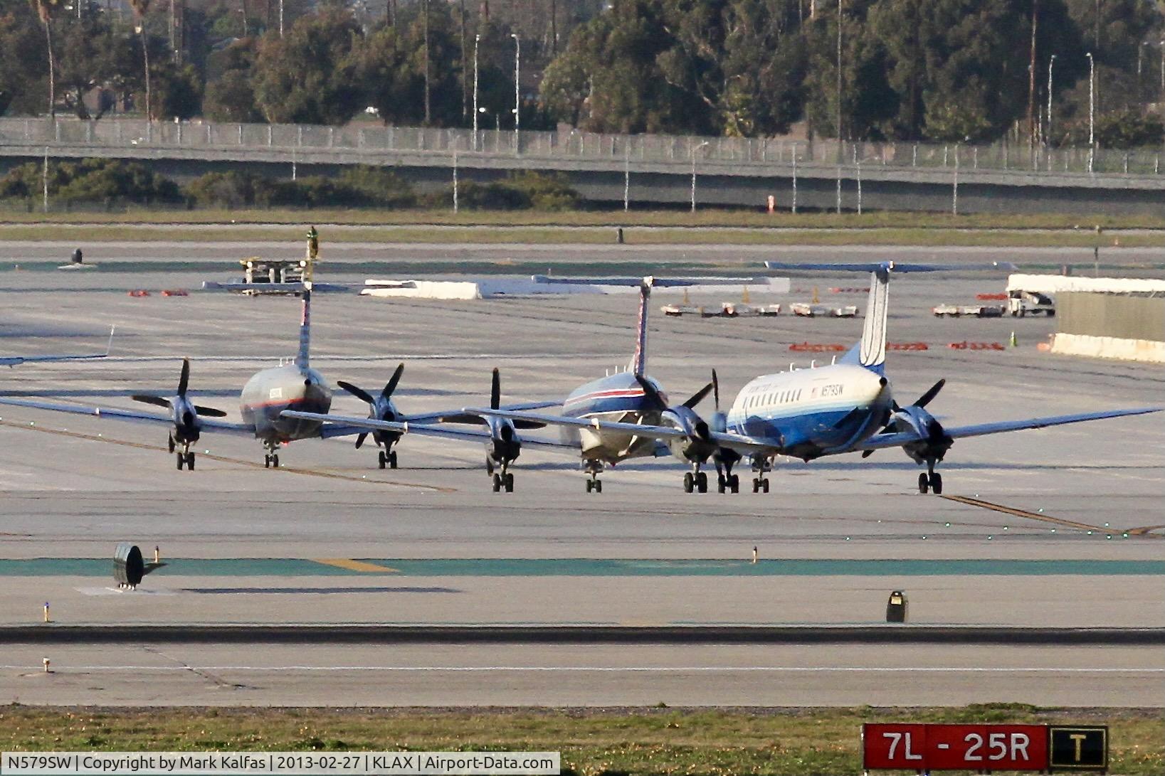 N579SW, 1998 Embraer EMB-120ER Brasilia C/N 120347, SkyWest E120, N779SW at LAX