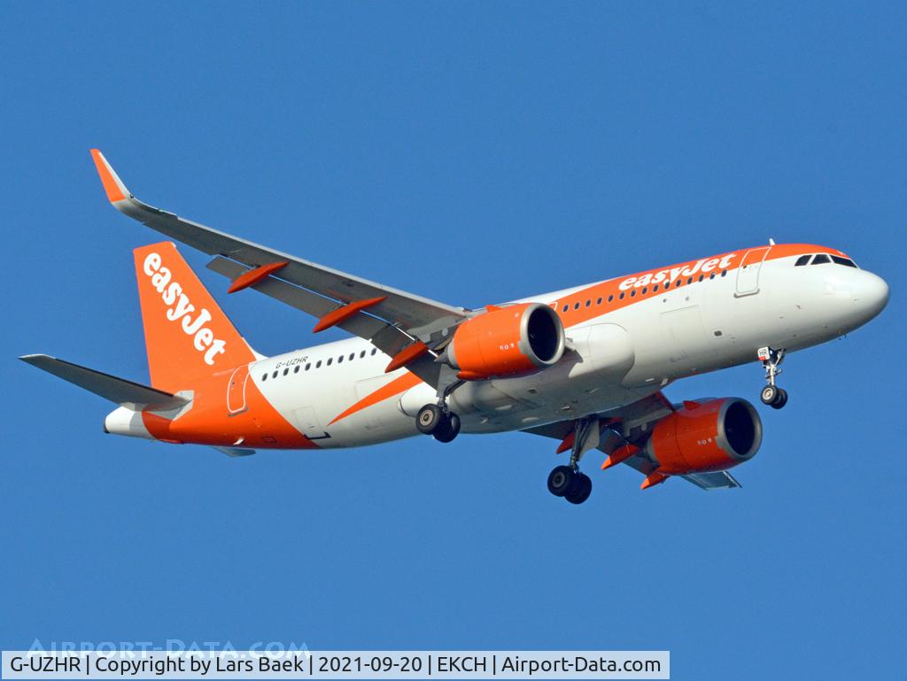 G-UZHR, 2018 Airbus A320-251N C/N 8505, RWY04L from Kongelundsfortet