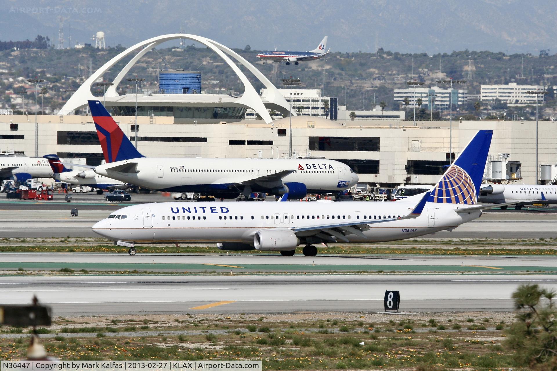 N36447, 2012 Boeing 737-924/ER C/N 31650, United B739, N36447 at LAX