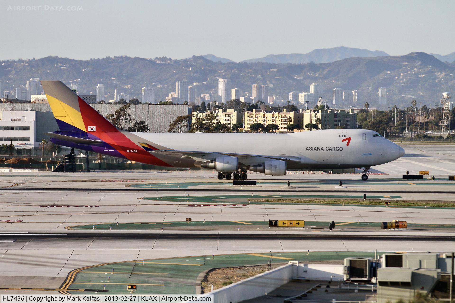 HL7436, 2002 Boeing 747-48EF (SCD) C/N 29170, Asiana Cargo B744, HL7436 at LAX