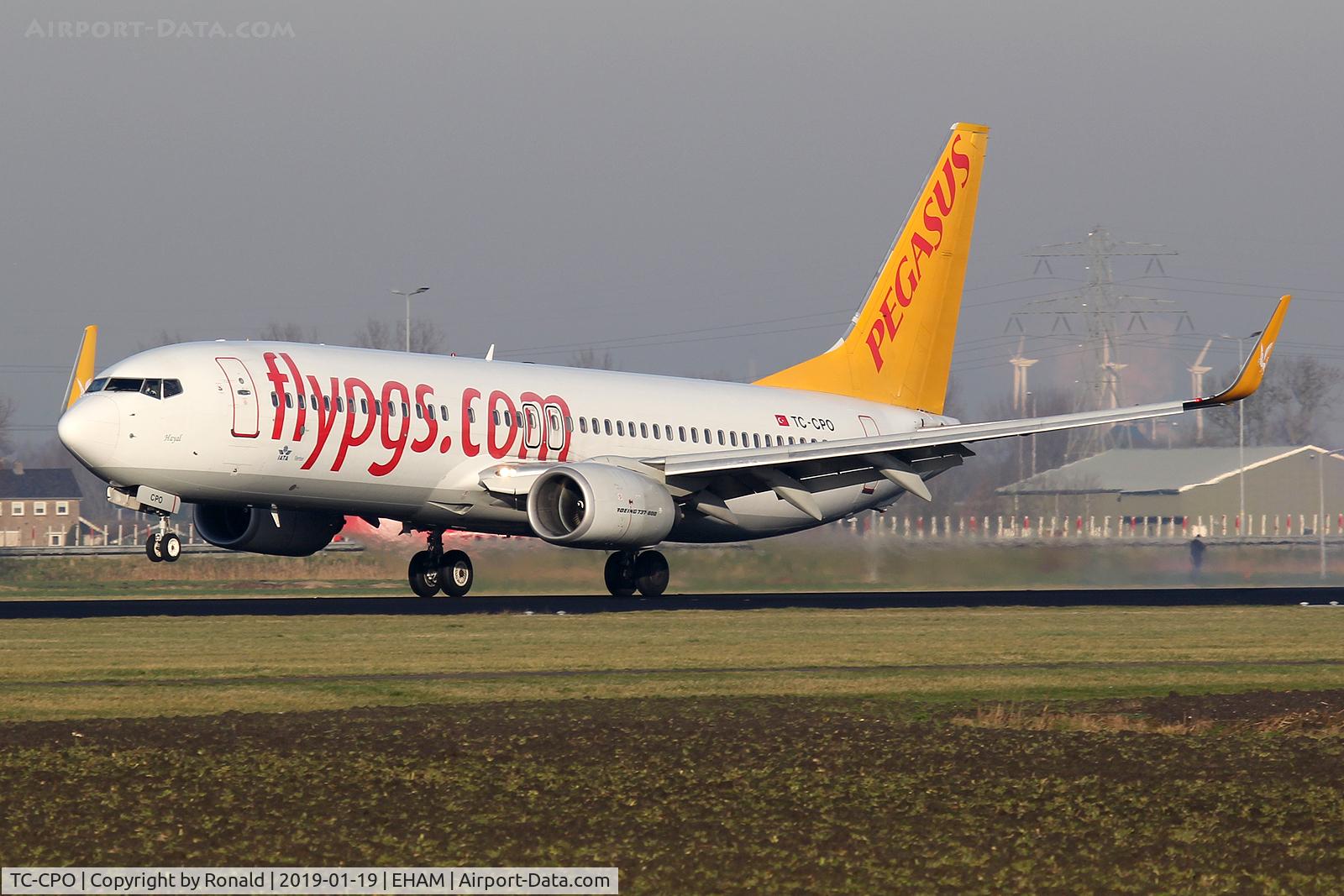 TC-CPO, 2007 Boeing 737-8AS C/N 33641, at spl