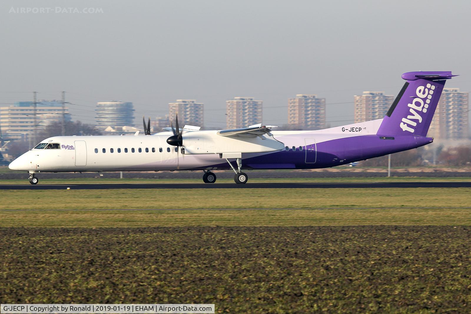 G-JECP, 2006 De Havilland Canada DHC-8-402Q Dash 8 C/N 4136, at spl
