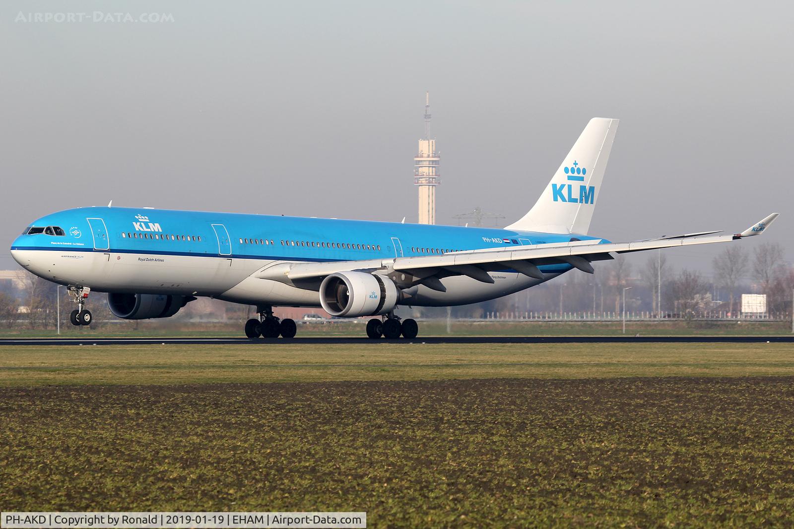 PH-AKD, 2012 Airbus A330-303 C/N 1300, at spl