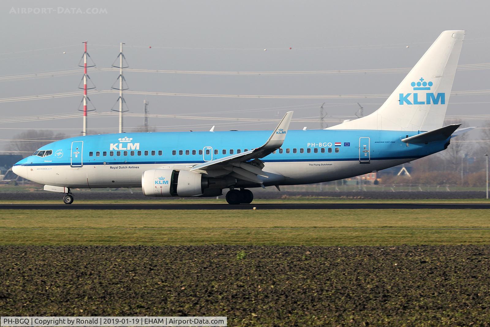 PH-BGQ, 2011 Boeing 737-7K2 C/N 39256, at spl